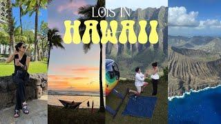 Hawaii Travel Vlog | first time exploring Oahu, things to do, best places to eat & I got engaged!