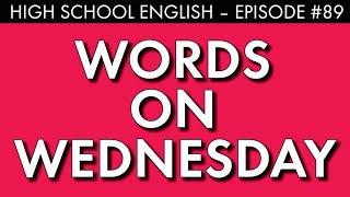 Vocabulary words high school English students should know