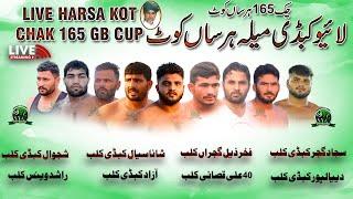 LIVE Chak 165 GB Harsa Kot Kabaddi Cup Top 8 Club Zail Gujjra 11 March 2025