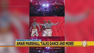 Amari Marshall talks dance and more!