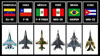 TODOS los Aviones Cazas de Latinoamérica - ¿Cuál es el Mejor?