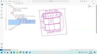 Tic Tac Toe Game Part 1 Design part html ad css