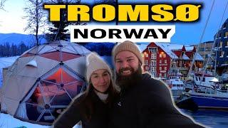 Tour of TROMSO, Norway!  Why you MUST VISIT the ARCTIC CAPITAL (Polar Night Season)