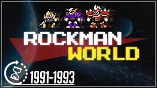 MEGA MAN NO GAMEBOY! - Rockman World 1 ao 4 (História Completa)