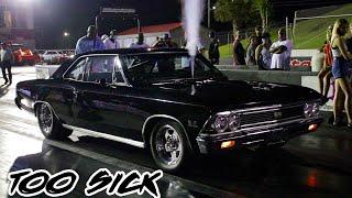 CHEVELLE WENT TO THE BIG NITROUS KIT OFF THE LINE!