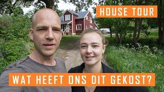 De HOUSE-TOUR van ons huis in ZWEDEN!