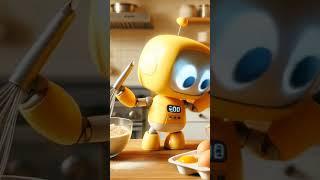 "Cooking Mishaps with the Cutest Robot Chef Ever! "