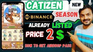 Catizen Biggest Update  | Catizen Airdrop Season 2 Start | Catizen Withdrawal