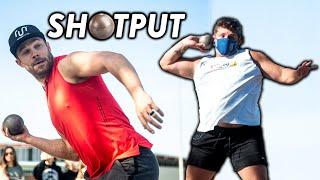 EXPLOSIVE Shot Put vs. Subscribers! #NSTC