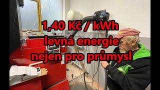 1,40 Kč/ kWh  levná energie nejen pro průmysl