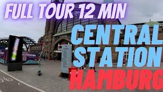 [4K]  Hamburg - GERMANY  - Hauptbahnhof (central railway station) *FULL TOUR* - Walking tour