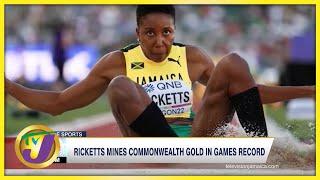 Shanieka Ricketts Mine Triple Jump Gold With A Commonwealth Games Record of 14.94  - Aug 5 2022