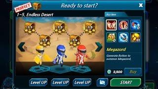 Power Ranger Dash Endless Desert Stage 1 Operation Overdrive Team