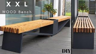 XXL Gartenbank/Garden Bench DIY/Sitzbank selber bauen