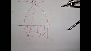 To Construct Any Regular Polygon Given the Diameter of a Circle - Method 2