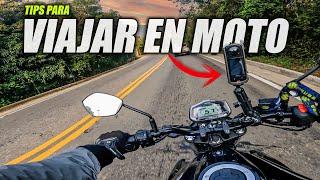 7 Trucos para Viajar en MOTO Fácil y Seguro