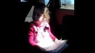 4yr old singin kiss angel good morning