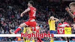 Match Highlights | Boro 1 Derby 0 | Matchday 35