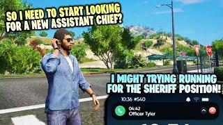 Peter Informs Nino About Running For Sheriff's Position Up In Blaine County! | NoPixel RP | GTA RP