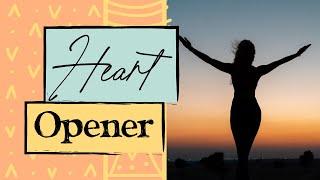 15 min Gentle Yoga Flow for the chest | Heart Opener Yoga Flow: Stretch & Destress