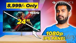 I Bought Cheapest Gaming Monitor (165 Hz , IPS) - ZEBRONICS ZEB-A24FHD