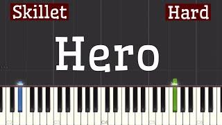 Skillet - Hero Piano Tutorial | Hard
