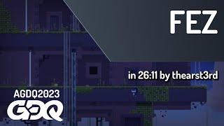 FEZ by thearst3rd in 26:11 - Awesome Games Done Quick 2023