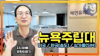 [지니아빠] 뉴욕주립대 미국 한국(인천글로벌캠퍼스) 싱가포르(SIM) 캠퍼스 한번에 정리해보기