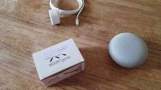 Unboxing the Mount Genie for Google Mini