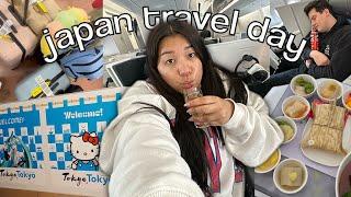 TRAVELING TO TOKYO!! flying first class to japan + hotel room tour!