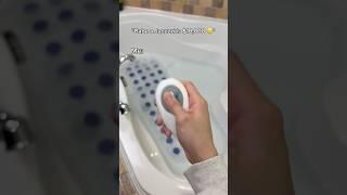 The best way to relax at home ️ #sahm #cleantok #relaxingbath #bathtub #toilet #bathtubs