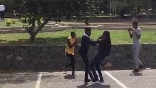 A Video Showing University Of Zimbabwe Students Fighting For A Cheating Girlfriend Has Emerged