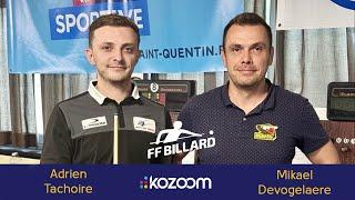 3-CUSHION French Grand Prix - FINAL - Mikael DEVOGELAERE vs Gwendal MARECHAL