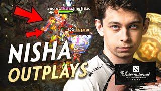 Nisha with the 200IQ OUTPLAYS  | Dota 2 TI10 Highlights