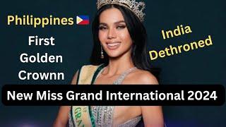 BREAKING NEWS: CJ OPIAZA IS THE NEW MISS GRAND INTERNATIONAL 2024 - FIRST GOLDEN CROWN FROM THE PH