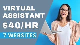 Top 7 Virtual Assistant Jobs FROM HOME - No Experience, Part-Time & Full-Time