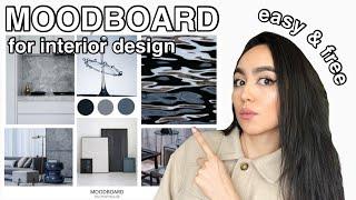 HOW TO MAKE A MOODBOARD FOR INTERIOR DESIGN | step by step guide