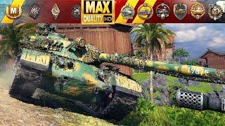 BZ-74-1: Excellent player on map Pearl River - World of Tanks