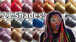 OPI Metallic Mega Mix & Infinite Shine Exclusives Fall 2024 Swatches & Review