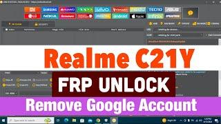 Realme C21y Frp Unlock By Unlock Tool !  Realme C21Y (RMX3261) Password Unlock