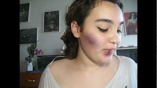 Tutorial: Ü Golpes y Moretones para Halloween 