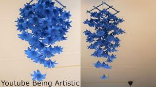 Бумажные цветы на стене - Декор для дома - Бумага Craft - Бумажный цветок