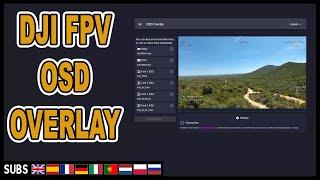 Come inserire l'OSD nel DVR DJI (OSD OVERLAY)