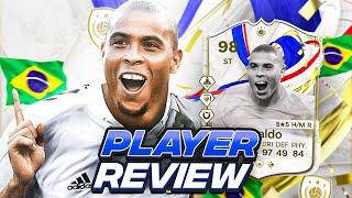 5⭐5⭐ 98 GREATS OF THE GAME ICON RONALDO PLAYER REVIEW | FC 24 Ultimate Team