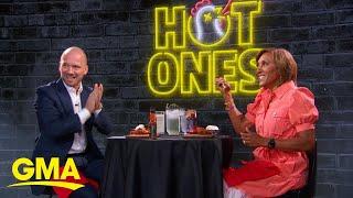 'Hot Ones' host Sean Evans puts Robin Roberts in the hot seat