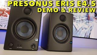 Really Great! Fender PreSonus Eris E4.5 Studio Monitors - Unboxing, Setup and Sound Tests