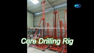 portable hydraulic core drilling rig machine 150m exploration geological core drill rig