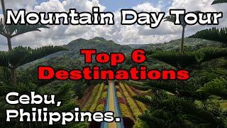 Cebu Mountain Tour - Top 6 Destinations. Places To Visit And Things To Do In Cebu, Philippines.