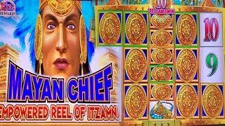 JACKPOT ALERT  MAYAN CHIEF  487 FREE GAMES AT MAX BET 