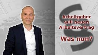 Arbeitgeber will Unterschrift unter neuen Arbeitsvertrag - Was nun? | Fachanwalt Bredereck